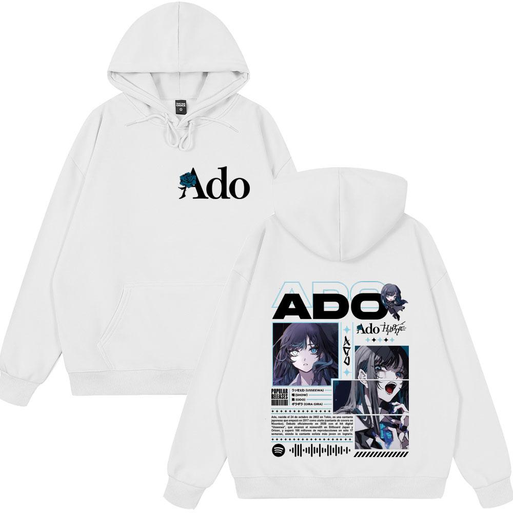 Ado World Tour 2025 Hibana Hoodies Men's Women Clothing Fashion Harajuku Casual Pullover Women Clothes Hot Sale Punk Streetwears