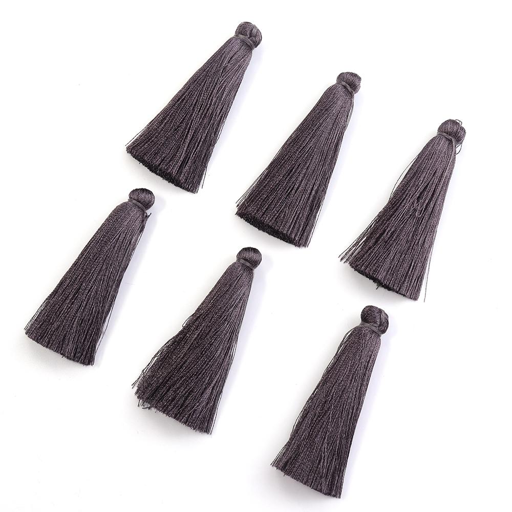 

6pcs/lot 6 cm Polyester Tassel Colorful Tassel Cord Brush For Home Decor DIY Handmade Clothing Sewing Jewelry Making Accessories