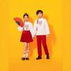 Chinese Style Children's Performance Costumes for Girls - Choir, Recitation, Sports Meeting, and School Uniforms