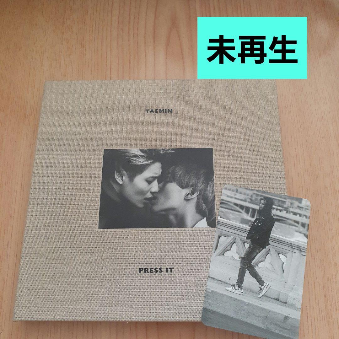 

[USED] SHINee TAEMINPRESS IT trading card included, unplayed