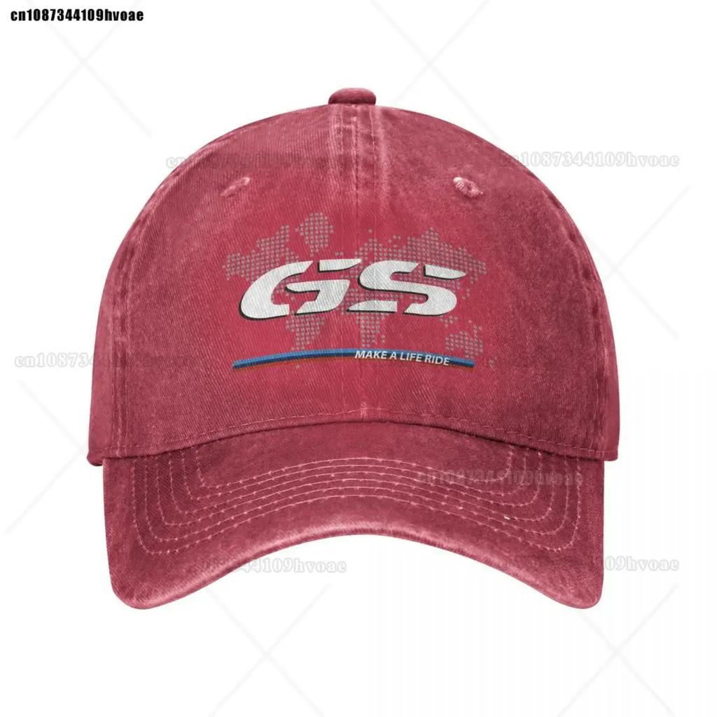 Motorcycle GS World Map Racing Baseball Cap Outfits Motocross Hat Motor Cross Enduro Race Trucker Hats Adjustable Fit