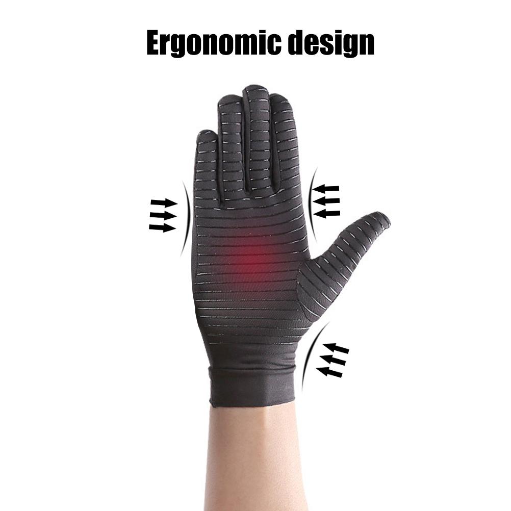 Arthritis Copper Pair 1 Anti Therapy Gloves Full Finger Arthritis Gloves