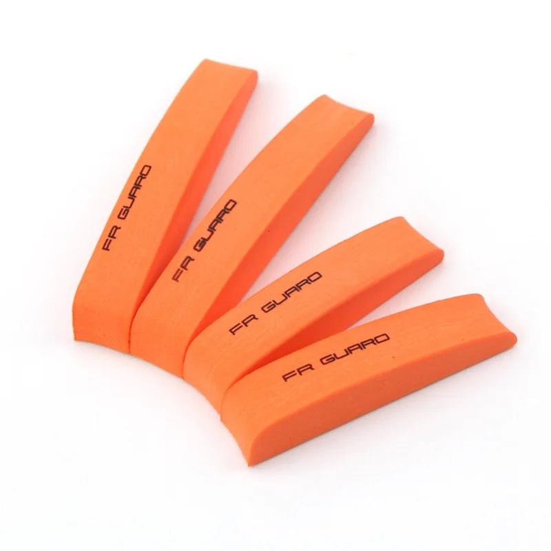 

4PCS Car Door Bumper Strips Thickened EVA Foam Anti-Collision Strip Car Door Guard Protector Anti-Scratch Sticker Accessories оранжевый