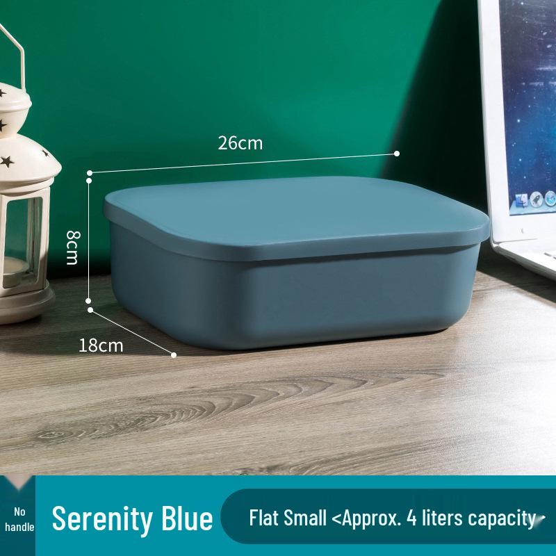 Colorful Macaron Storage Box Set - Dustproof Organizer for Bathroom, Bedroom, Cosmetics, Toys & More (5 Pieces)