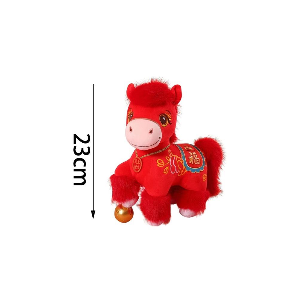 Gifts 23/27cm Lucky Horse Dolls Soft 2026 Year of The Horse Horse Home Decoration Horse Zodiac