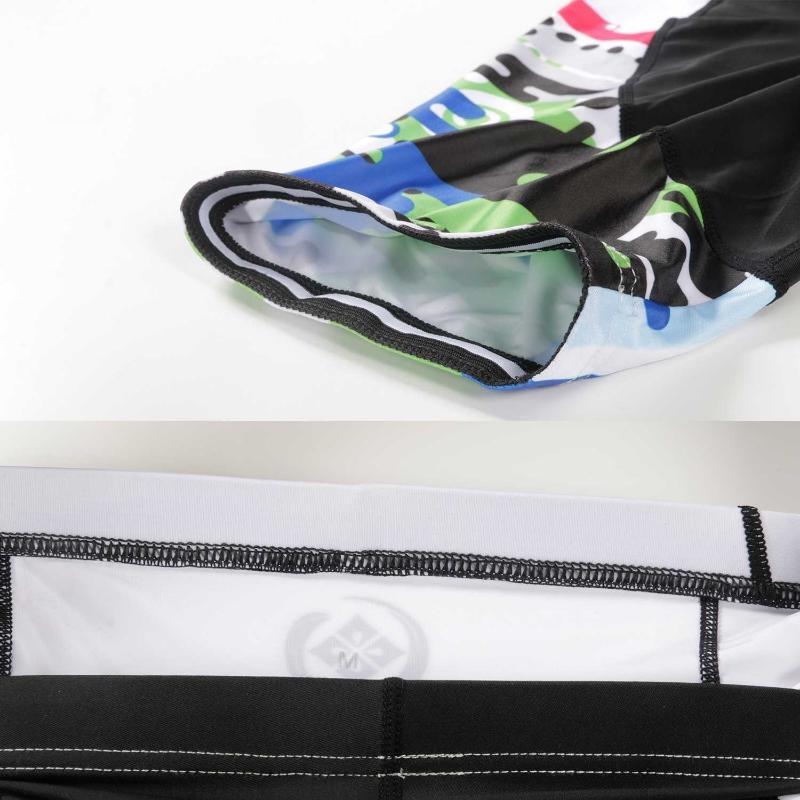 Léto s krátkým rukávem Jízda na kolo Cyklistické oblečení Set Muži Sportovní Dresy Obleky Oblečení na kolo Oblek Závodní Cyklistické Punčochové kalhoty