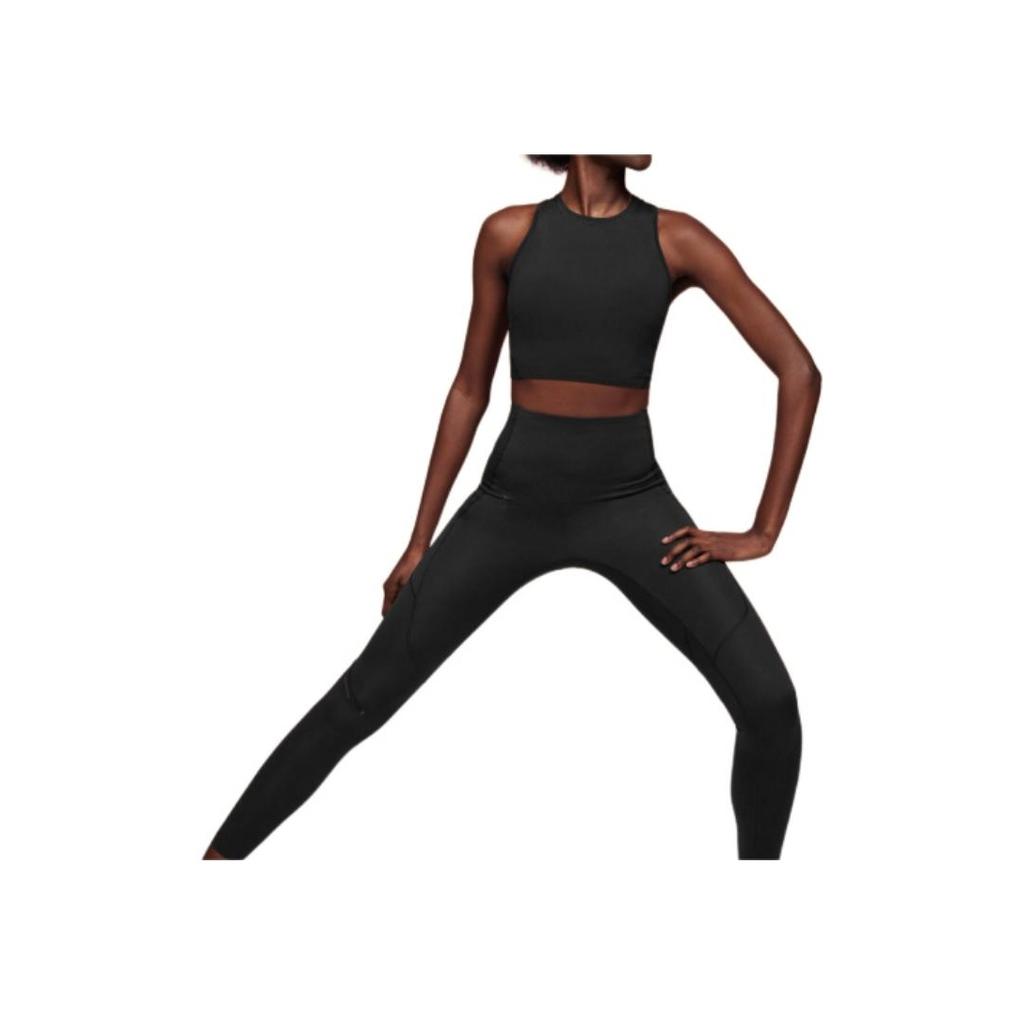 On Movement Tights Lg 2 Solid High-Waisted Nine-Point Sports Pants Women Tights Black 1WE11900553
