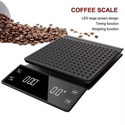 Pour-Over Kaffee Touchscreen Waage - 3KG Leichter Luxus Tragbare Timing Wäge Waage