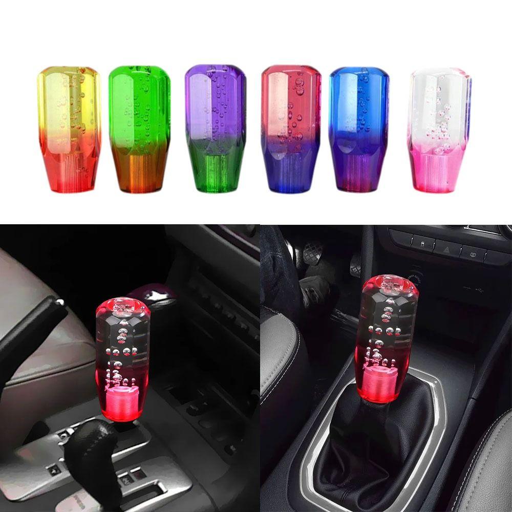 Transparent Bubble Gear Shift Knob Crystal Transparent Crystal Gear Knob  Manual Transmission