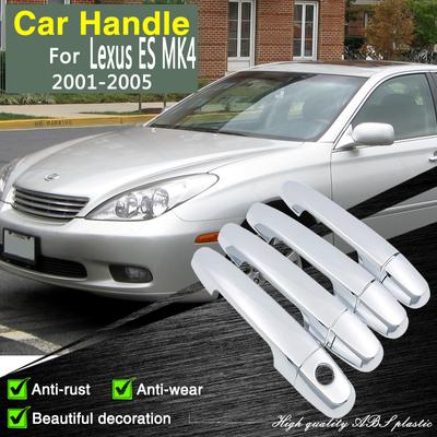 Para Lexus ES MK4 Toyota Windom Camry Prominent 2001~2005 Cubierta Cromada para Manija de Puerta Accesorios para Coche Pegatinas Antióxido