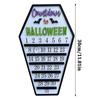 Versatile Halloween Advent Calendar 31 Days Happy Halloween Coffin Calendar Countdown Calendar With Cutting Three Decoration B