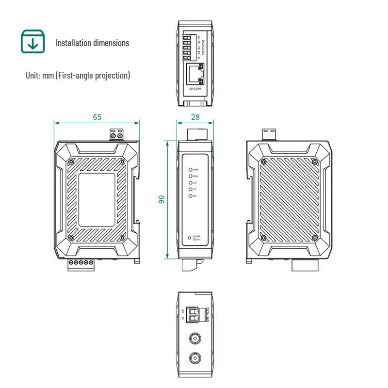 Maiwei Industrial Serial-to-Ethernet Server