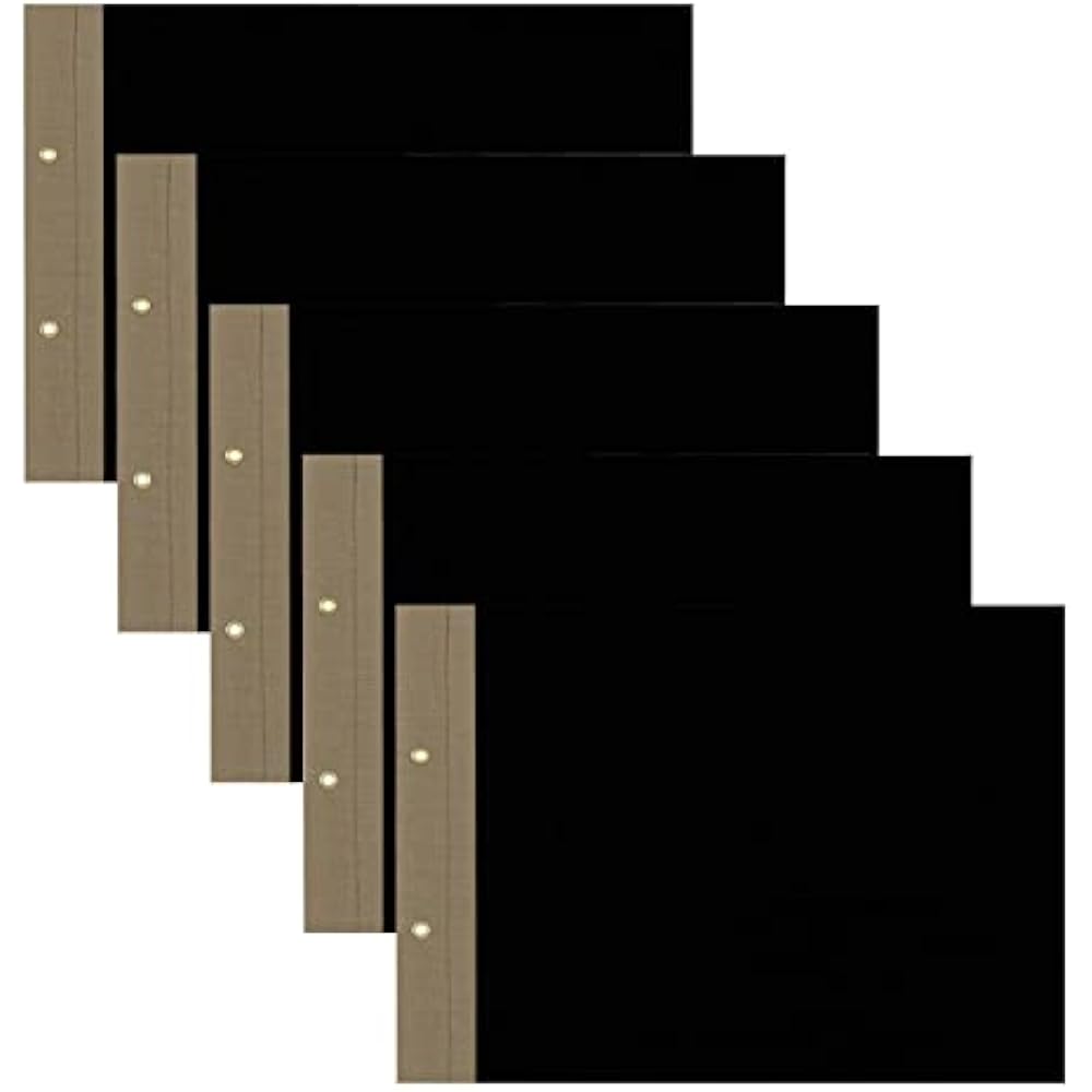 Kokuyo Binding Cover A4 Horizontal, 2 Holes, 2 Sheets, 1 Set of 5 Books - 17x5