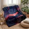 Bolton Wanderers FC Custom Name Text Flannel Blanket Soccer Logo Personalized Fleece Throw Blanket Special Gift For Sofa Bedroom Home