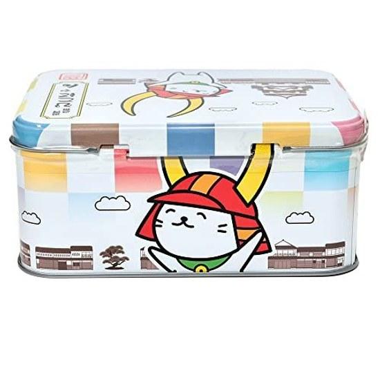 Nagato-ya Hikonnyan Print Cookie Tin 12 Pieces