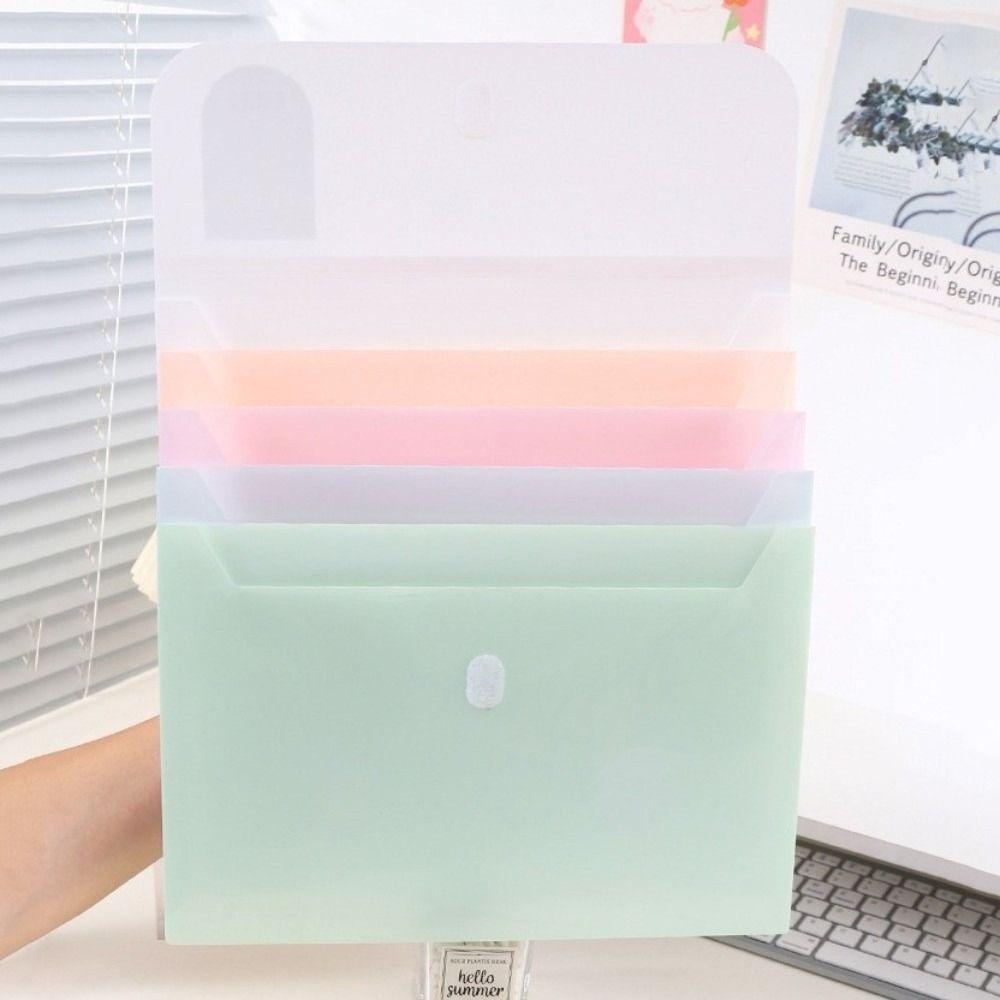 Large Capacity A4 File Folder Storage Bag Waterproof Plastic File Organizer  Paperwork