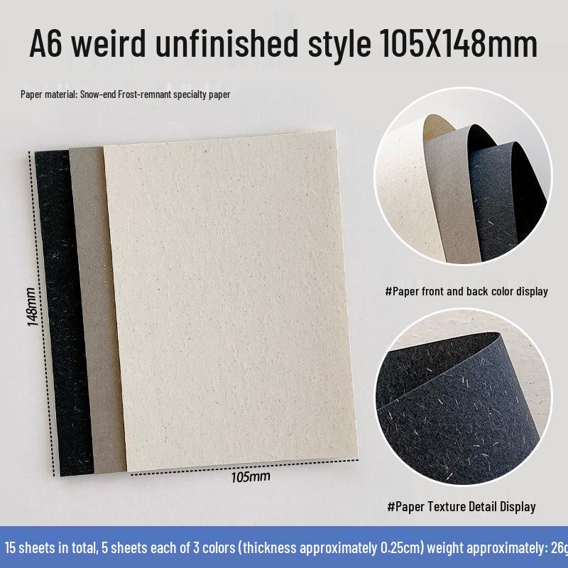 Snow Gone Frost Journal Refill: Specialty Paper for A6/A7/M5 Notebooks