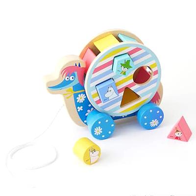 DADWAY MOOMIN BABY Moomin Baby Shape-Fit Pull Toy, Flower Horse TYMB018980000