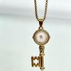 Stainless Steel Versatile Key Pendant Charm Necklace for Men & Women