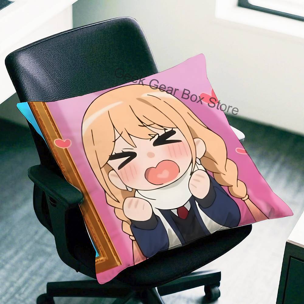 K-Kitagawa M-Marin Pillow Case Plush Pillow Cases Home Decoration Pillow Cover For Sofa Bed Chair Living Room