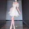 Gentle Wind French Style, Great-looking Waist Fluffy Fairy Dress, Small Fairy Dress, Summer Fashion Wear