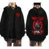Japan Anime Bleach Kurosaki Ichigo Printed Hooded Men Women Zip Up Hoodies Casual Loose Sweatshirt Harajuku Zipper Jacket