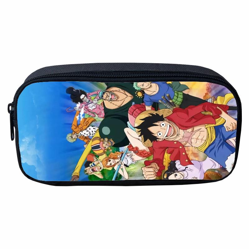 Children's Cartoon Pirate King Pencil Case - Stylish Storage for School Supplies
