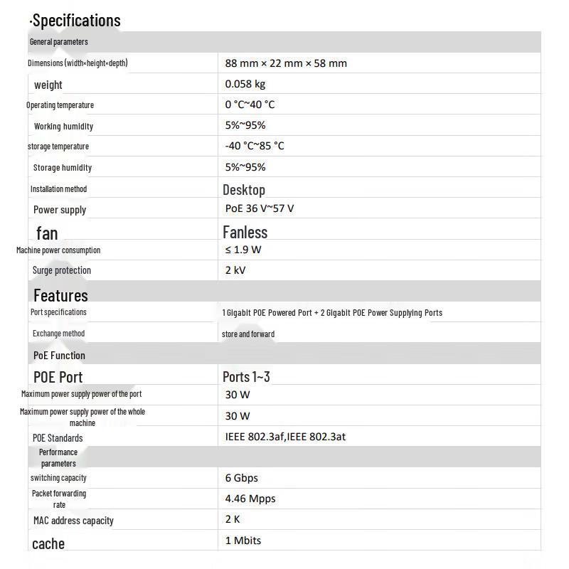 Hikvision DS-XS03-PR 200m 100Mbps PoE Repeater CN plug (adapter included)