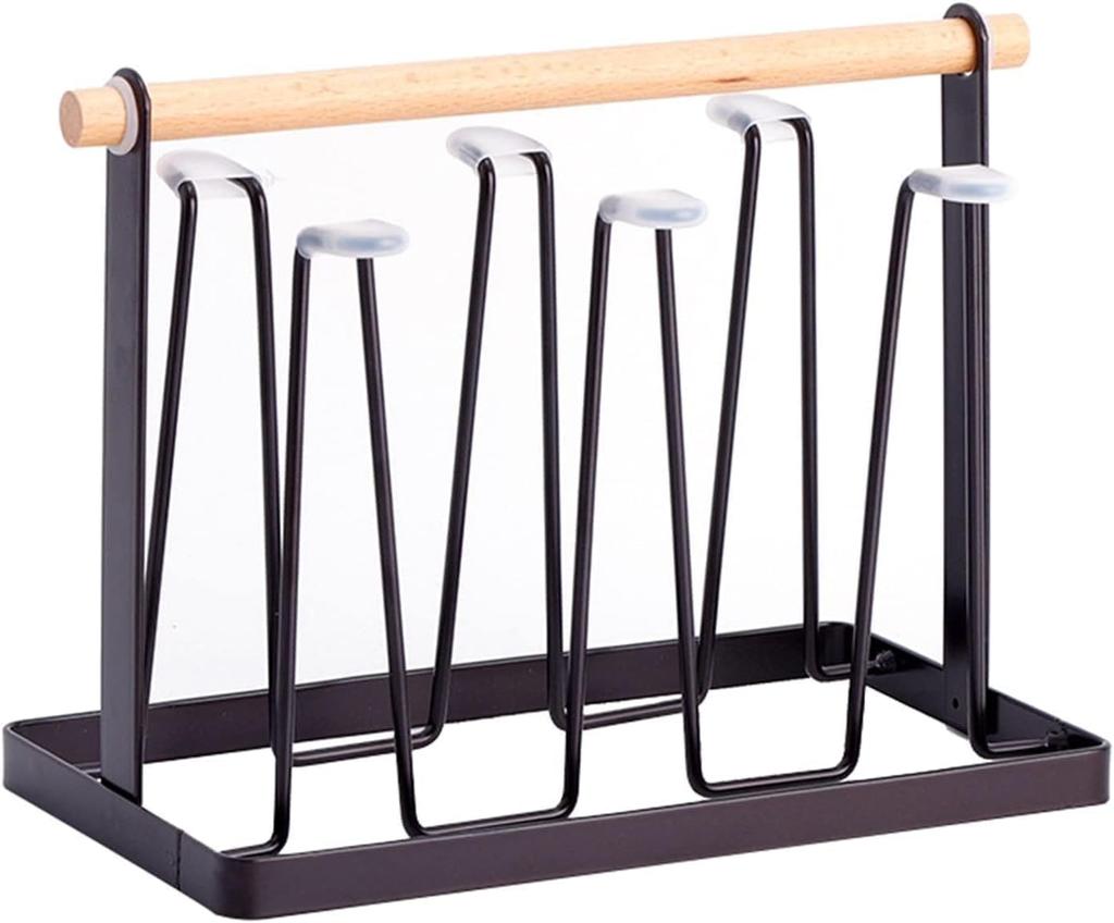 Simple And Stylish Glass Cup Organizer For Space Saving Cup Drying Rack Cup Holder Kitchen Mug