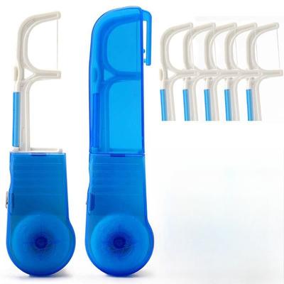 Replaceable Dental Floss Holder With 30M Dental Floss Ultra-fine Protect Tooth Cleaning Oral Care Tool Home Travel Toothpicks