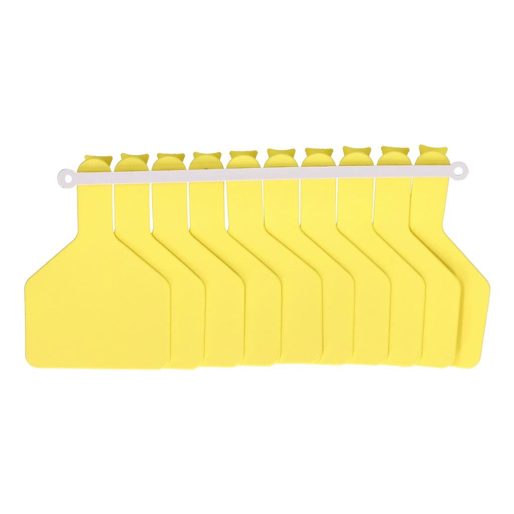 100 Stück Kunststoff Integriertes Ohrmarken-Set Viehzucht Bauernhof Ohr-Etikett für Kuh Rind Identifikation