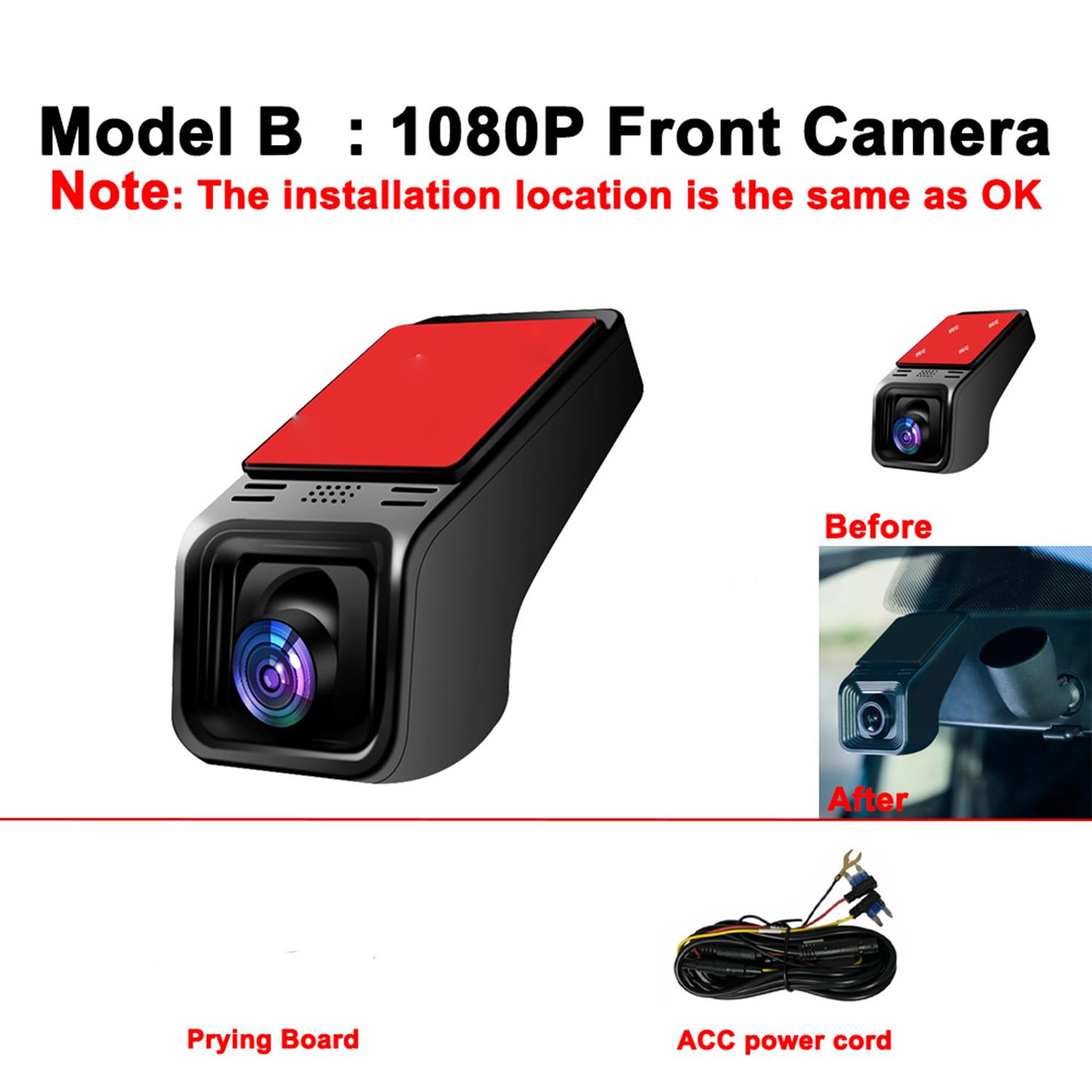 

Ultra HD Night Vision Mini Stealth Camera with Unobstructed View, WiFi Smartphone Connectivity, 24-Hour Parking Monitoring Black None чорний