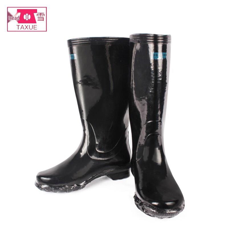 TAXUE Industrial Chemical-Resistant Rubber Work Boots 39