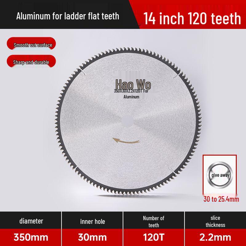 Anti-Nail Carbide Woodworking Saw Blade, Aluminum Cutting, 4-7 Inch for Handheld Angle Grinders