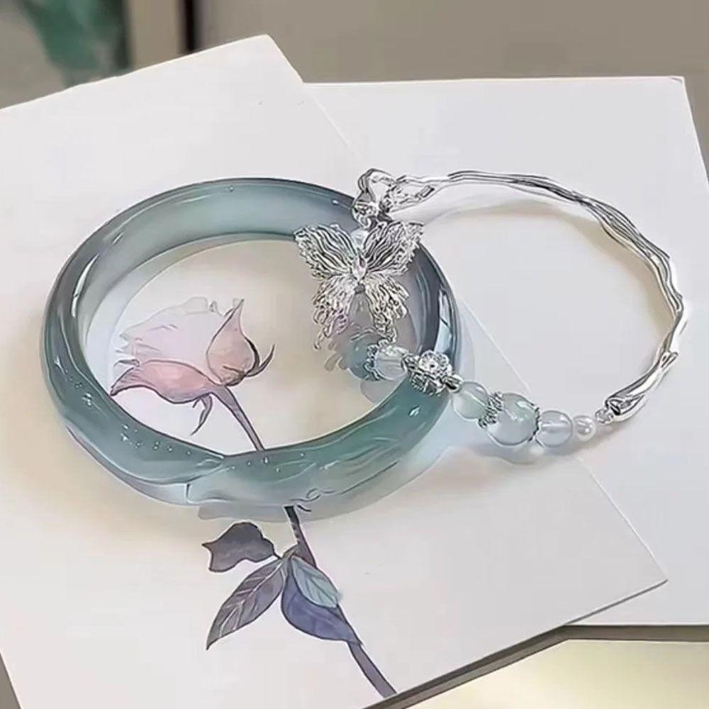 2Pcs Retro Pendant Charm Tassel Bells Bracelet Vintage Retro Hand Ring  Jewelry Accessories