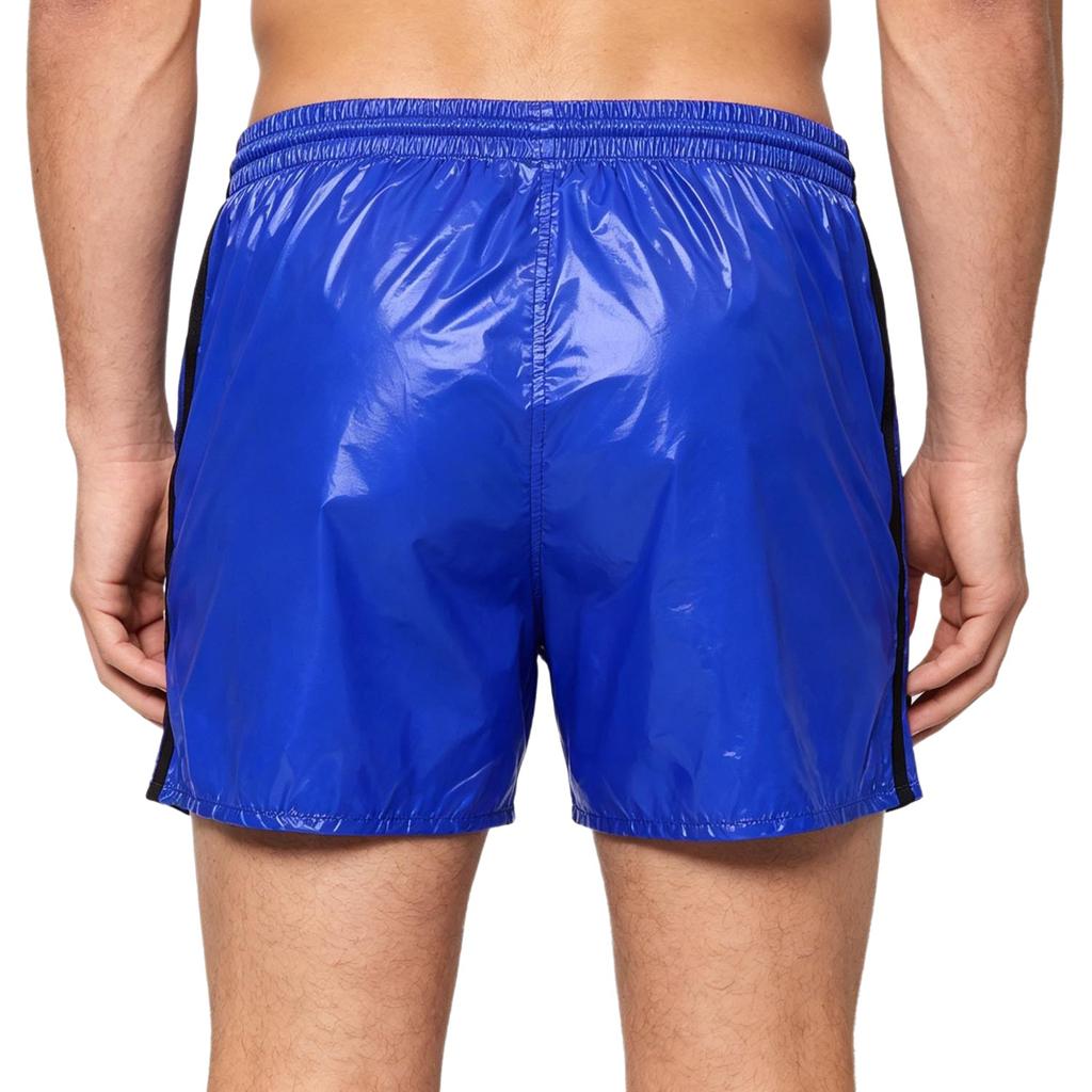 S-3XL Mens Sports Swimming Shorts Waterproof Fabric Elastic Drawstring Waistband Integrated Briefs for Workout Wrestling