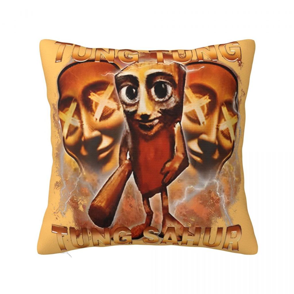 Chimpanzini Bananini Pillow Cover Polyester Pillow Case Cushion Cover Funny Pattern Pillowcases For Office Car Home Decorative