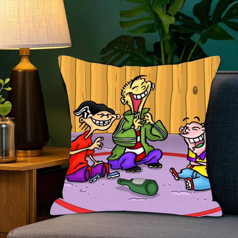 Ed EEdd N Eddy Pillow Case Fashion Square Pillowcase Bedroom Sofa Room Ins Decoration Leisure