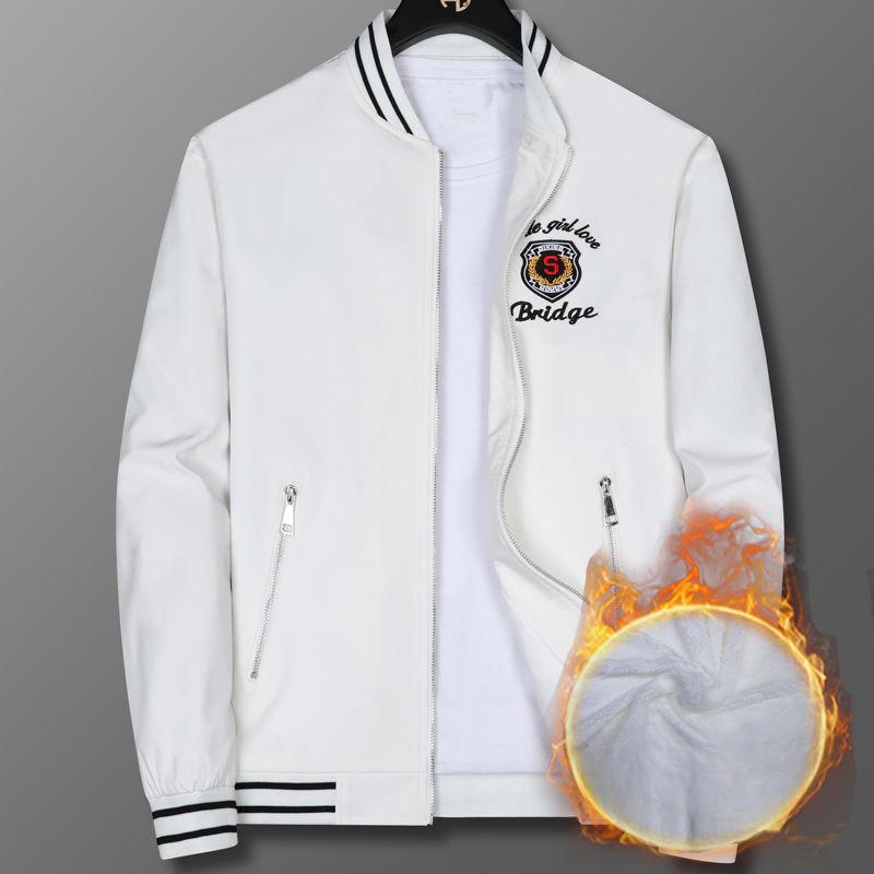 Men's Jacket Spring and Autumn Youth Large Size Versatile Handsome Thin Jacket Casual Trend Autumn