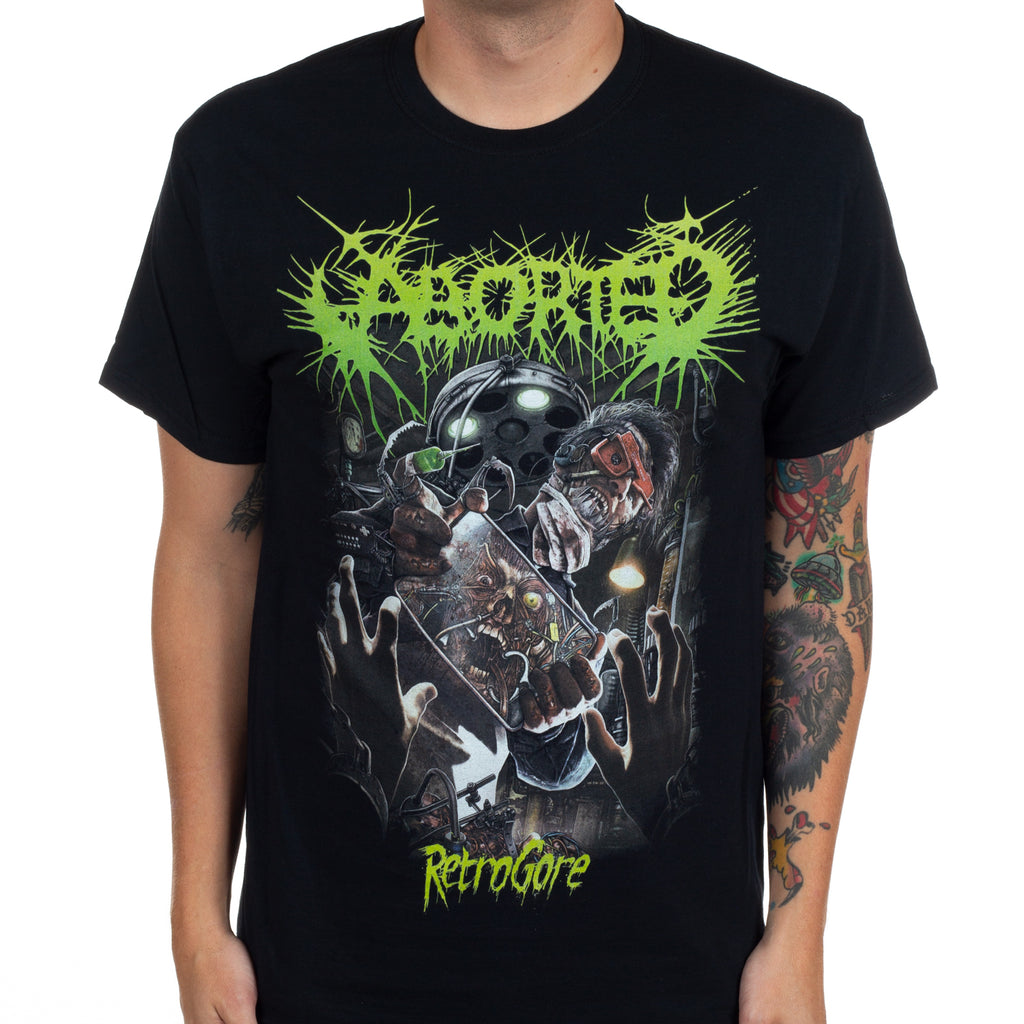 Hot Aborted Band Graphic Cotton Tshirt Unisex Summer Short Sleeve Fashion Brand Tee Luxury Casual Vintage Retro Top