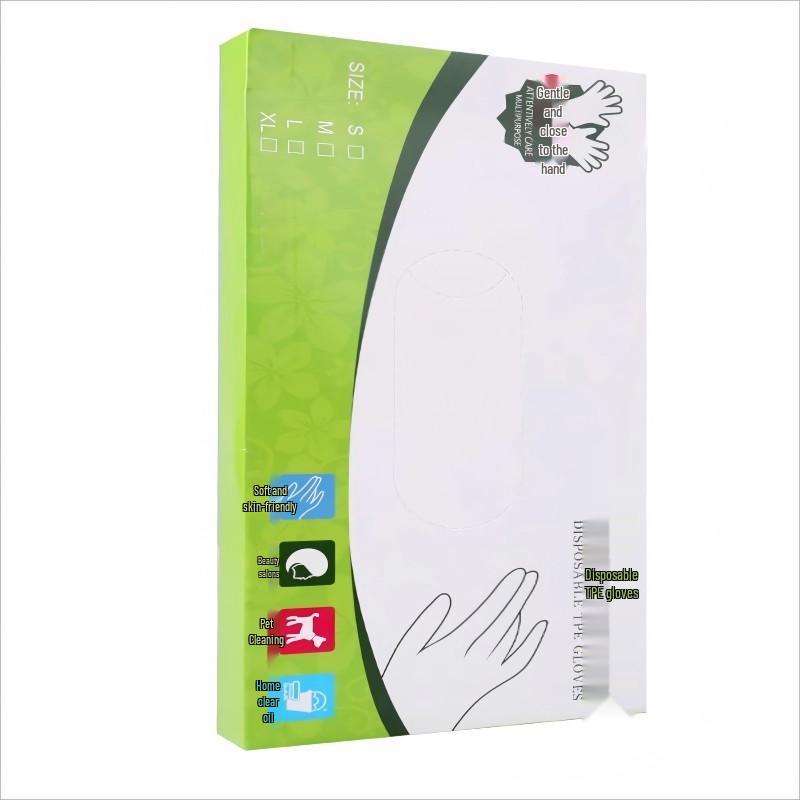 Thickened Food-Grade Disposable Gloves: Waterproof, Wear-Resistant, Oil-Proof for Catering, Household, and Beauty Use