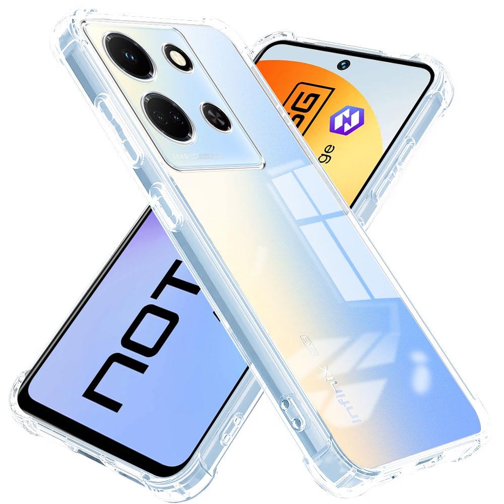 For Infinix Smart 9 8 7 6 Note 30 40 Pro Plus 12 11 Pro VIP Zero 30 40 GT 20 Pro Case Clear Soft Silicone Shockproof Cover
