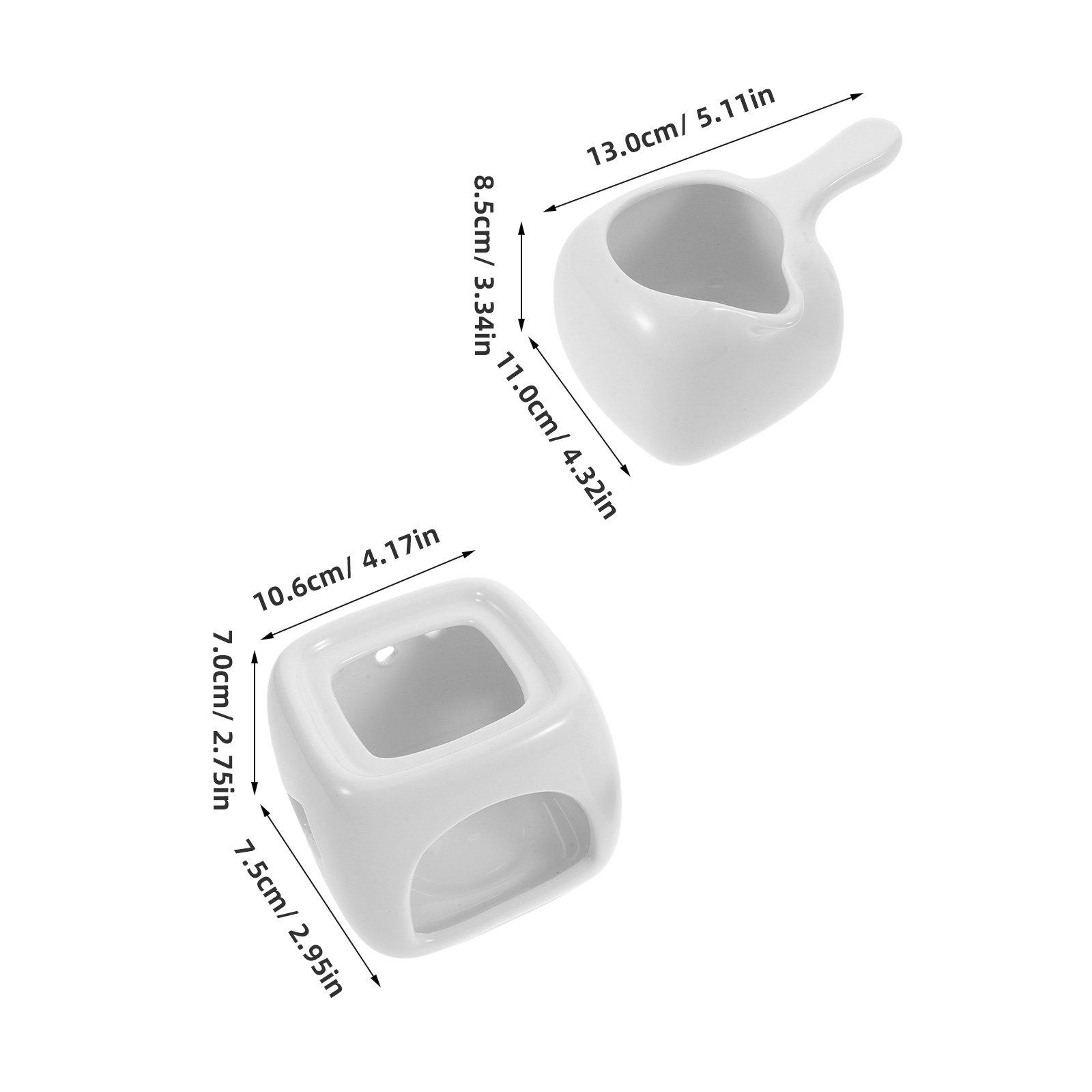 Ceramic Essential Oil Diffuser Burner White Aromatherapy Aroma Burner for Home Bedroom Decor Essential Oil Wax Melt Warmer белый