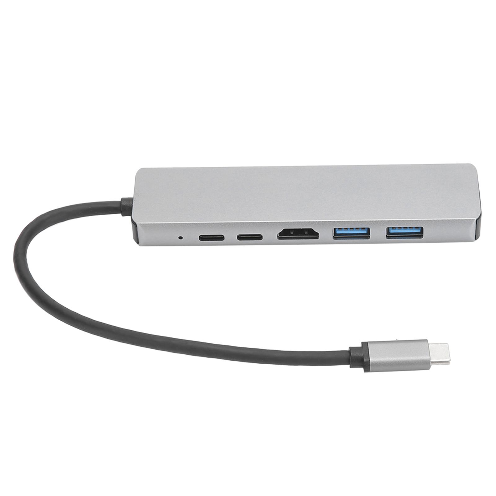 

Док-станция 6 в 1 TypeC для мультимедийного интерфейса высокой четкости 87WPd RJ45 USB3.1 4K Док-станция