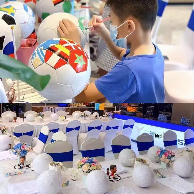 Summer Team Building Football Coloring DIY Kit for Kids & Adults