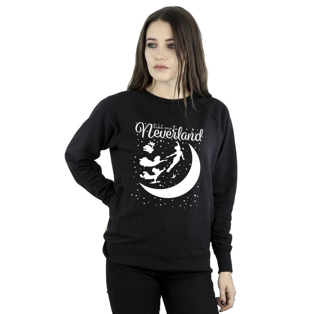 Disney Womens/Ladies Peter Pan Take Me To Neverland Sweatshirt
