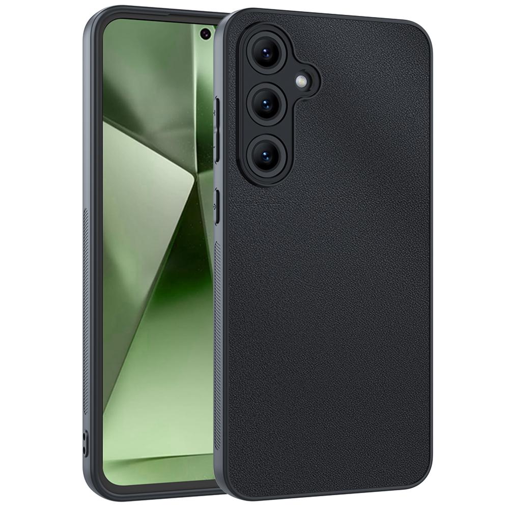 

Чехол для Samsung Galaxy S24 из ПУ-кожи с покрытием PC+TPU, противоударный чехол для телефона A