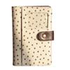 Card Pocket Polka Dot A7 Notebook Denim Fabric Stationery Album Journal Binder Cover  Portable