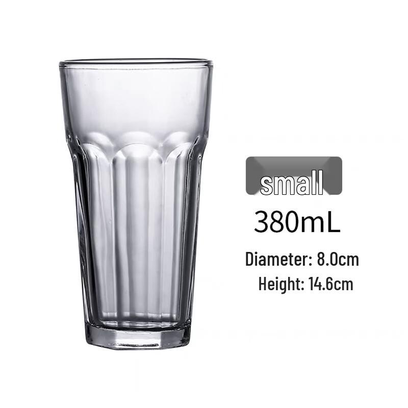 380ml Glass Drink & Fruit Tea Cups (3-Pack)