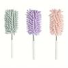 Nordic Wind Chenille Dust Duster, Telescopic Feather Duster for Home, No Battery Required, for Living Room, Bedroom, Outdoor, Wall, Furniture Cleaning